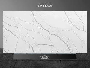 Calacatta White Quartz Laza Sphere Industrial looking Suppliers
