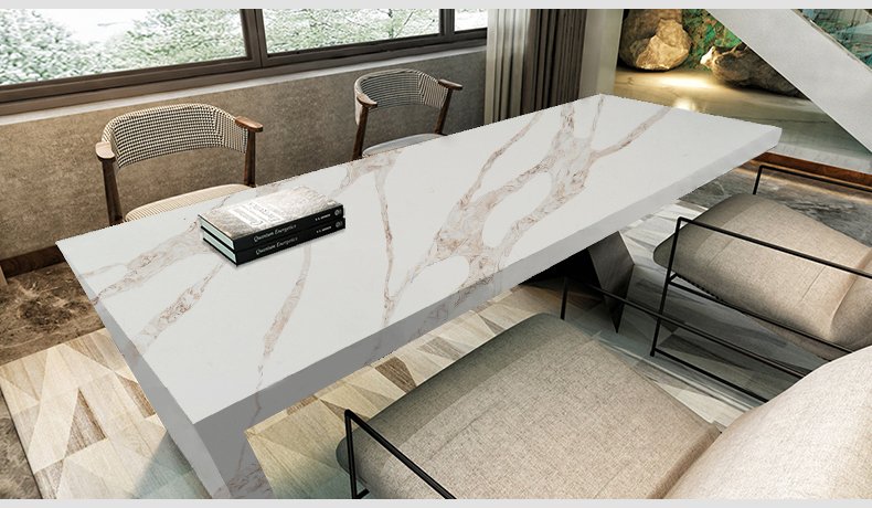5040 Cascade Calacatta Quartz Stone Suppliers