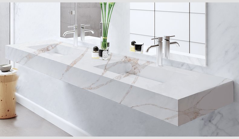 5040 Cascade Calacatta Quartz Stone Suppliers