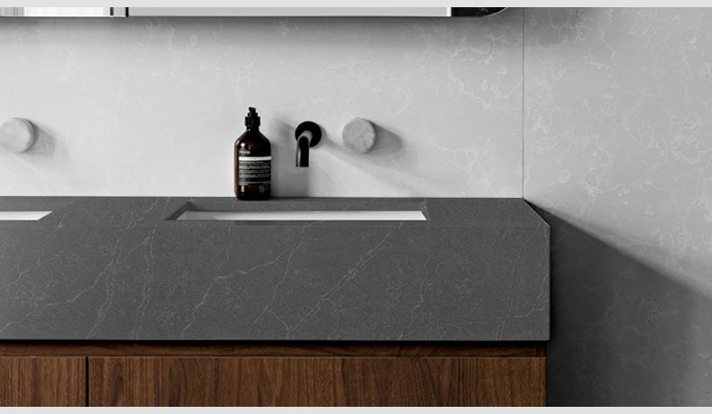 5020 Jazz Calacatta Quartz Grey Borghini