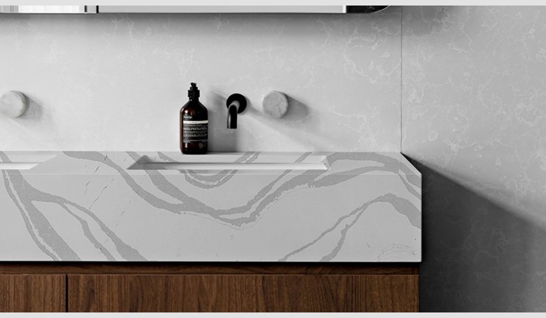 5014 Valley Calacatta Quartz Borghini Manufacturer