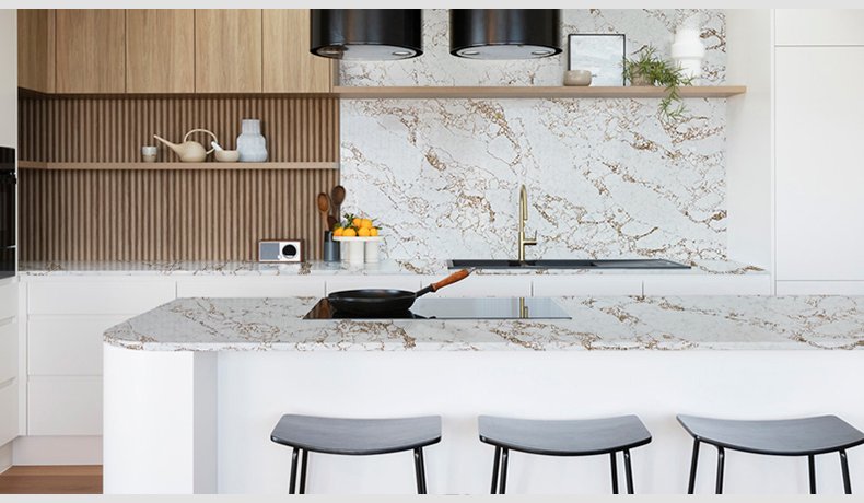 5050 Calcatta Borghini Quartz Faux Gold Texture New Style