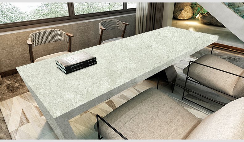 6001 Cement White Concrete Quartz Countertop Wholesale 