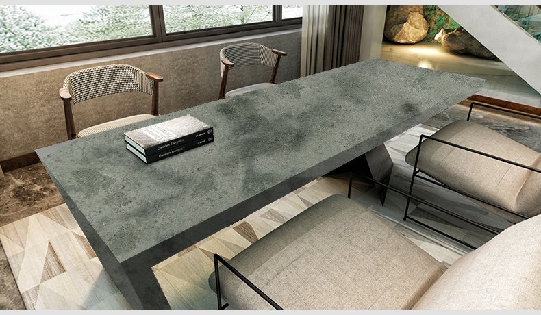 6002 Cement Grey New Style Concrete Quartz Factory Direct Sales