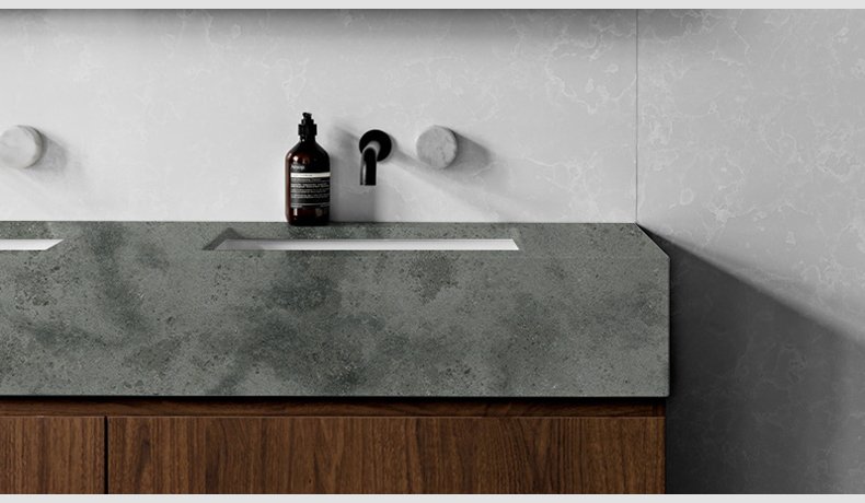 6002 Cement Grey New Style Concrete Quartz Factory Direct Sales
