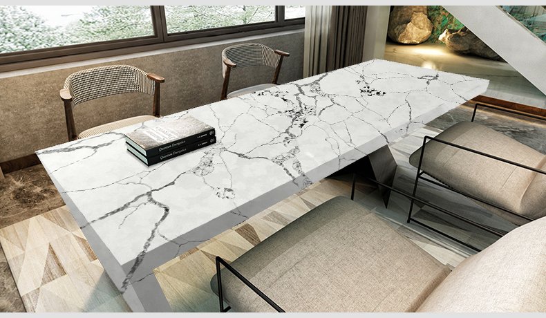 6017 Forest Sleek Concrete Quartz Stone Factory Direct Sales